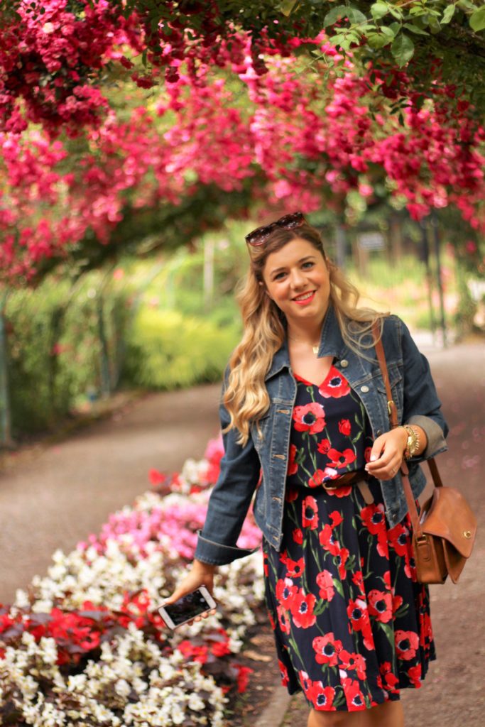shop stevie poppy dress - point defiance rose garden